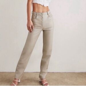 Aritzia Wilfred The Melina Faux Leather Pant size 4